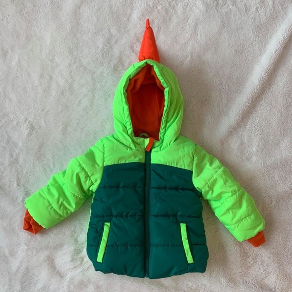 12M Dinosaur winter coat by Cat & Jack - Picture 1 of 6